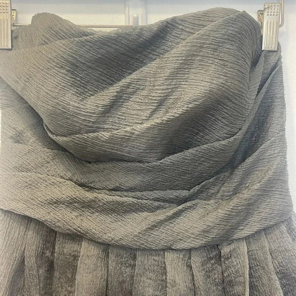 White by Vera Wang Dark Gray Strapless Cocktail Dress Size 4 - Picture 2 of 9